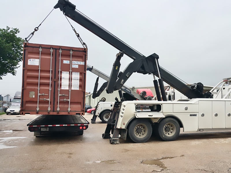 Heavy-Duty-Towing-Dallas-Texas-Rons-Towing-Container Transport