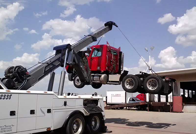 Flatbed Tow Truck Dallas Ron's Towing