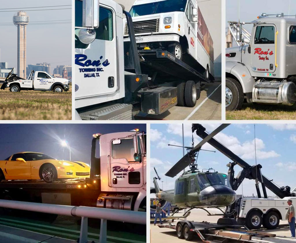 Rons-Towing-Dallas-Texas-Collage-of-towing-images