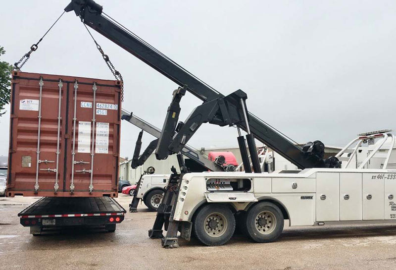 Truck-Pull-Start-Container-Moving Truck Pull Start